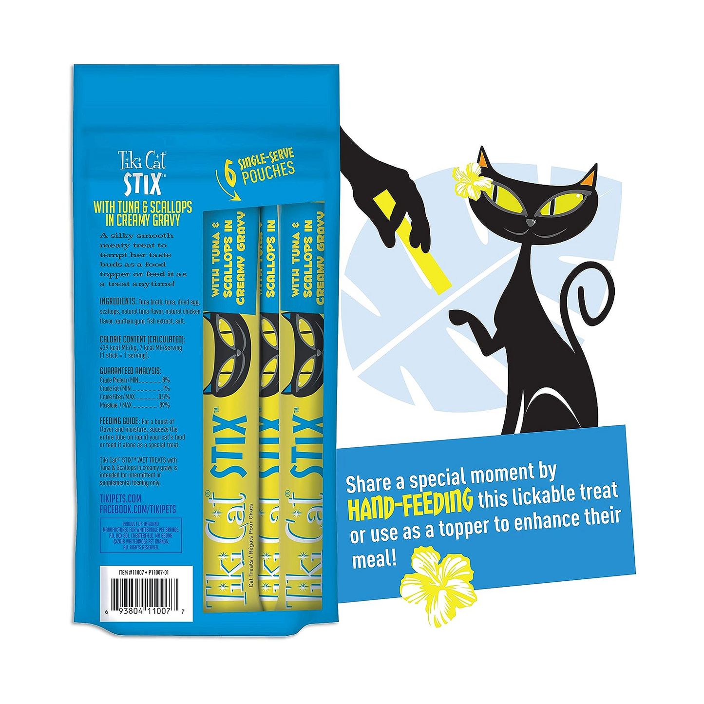 Tiki Cat Stix® Tuna & Scallops Wet Cat Treats