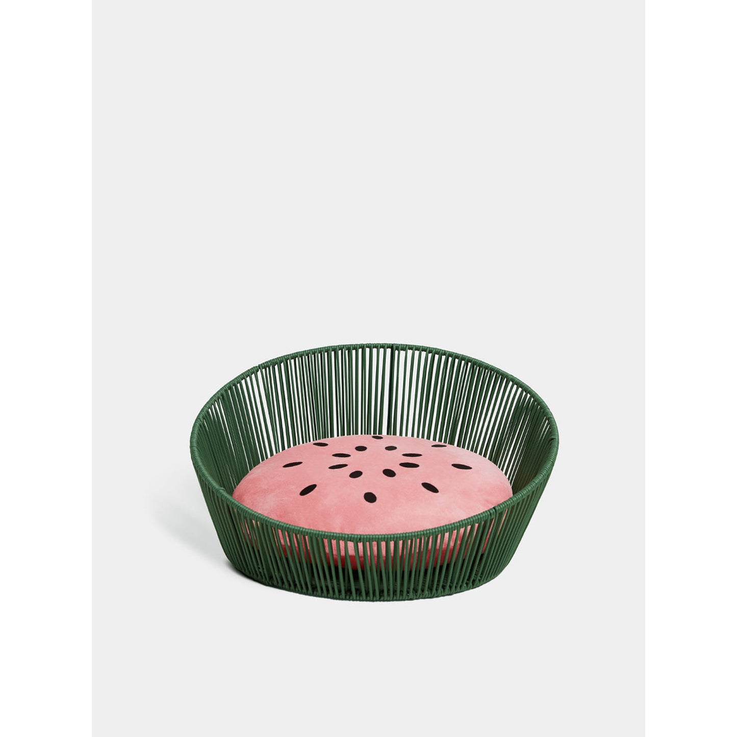 VETRESKA WATERMELON RATTAN PET BED