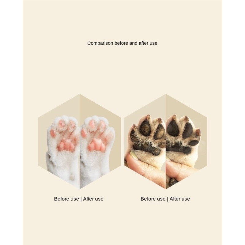 Forsure Pet Foot Protection Cream Tube/Natural Mild Antibacterial Deodorant/ Cat Dog Paw Cream Prevent Foot Cracking