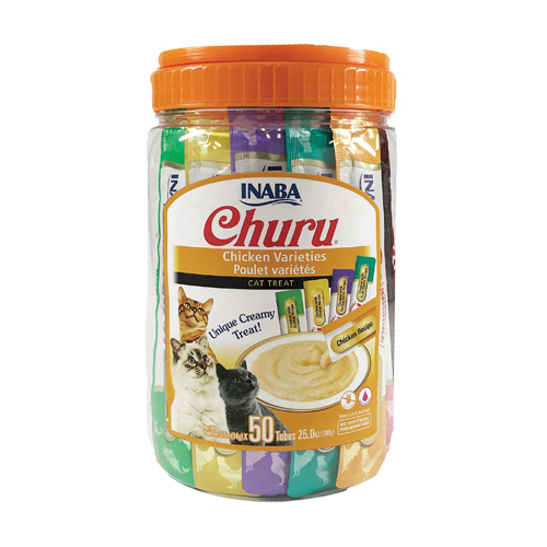 INABA Cat CHURU 50 ct Chicken Variety Jar
