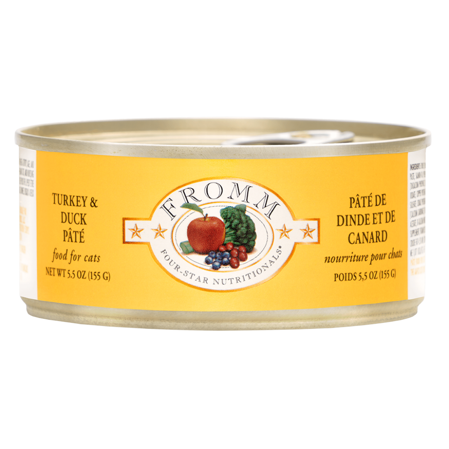 FROMM® FOUR STAR NUTRITIONALS® TURKEY & DUCK PÂTÉ WET CAT FOOD