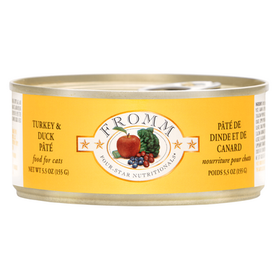 FROMM® FOUR STAR NUTRITIONALS® TURKEY & DUCK PÂTÉ WET CAT FOOD