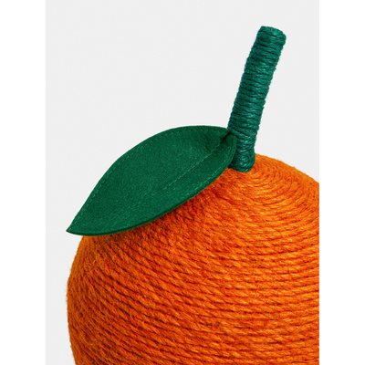 VETRESKA TANGERINE CAT SCRATCHING BALL-pd