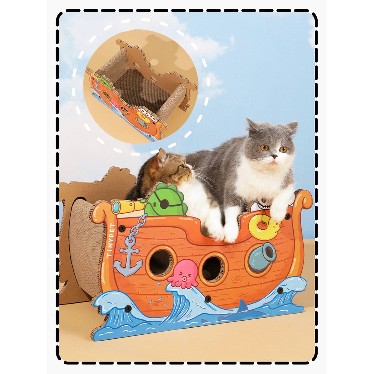 TINYPET Corsair Cat Scratcher