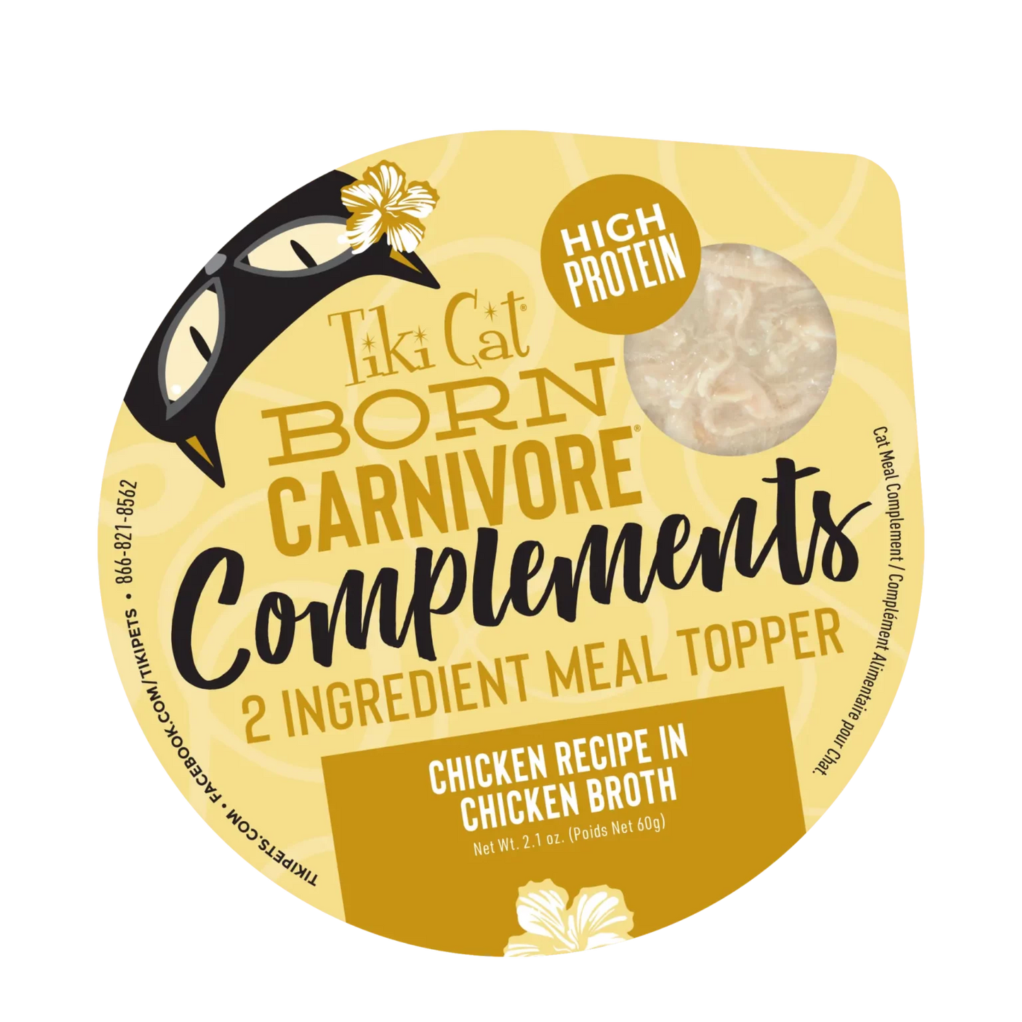 Tiki Cat® Born Carnivore® Complements Chicken Cat Meal Toppers