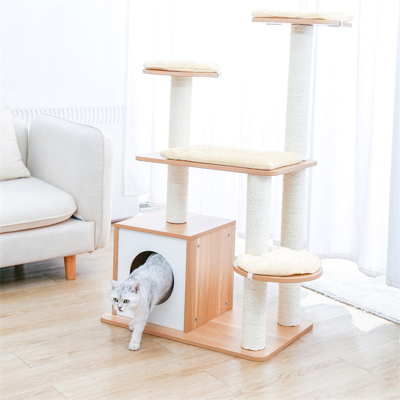 PAWZ Road Multi-Level Modern Cat Tree 115CM