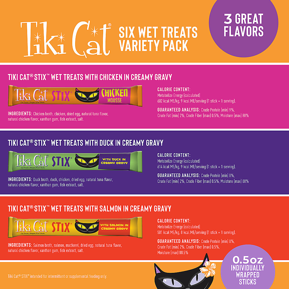 Tiki Cat Stix® Variety Pack Wet Cat Treats