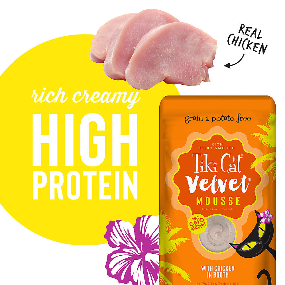 Tiki Cat® Velvet Mousse™ Chicken Wet Cat Food
