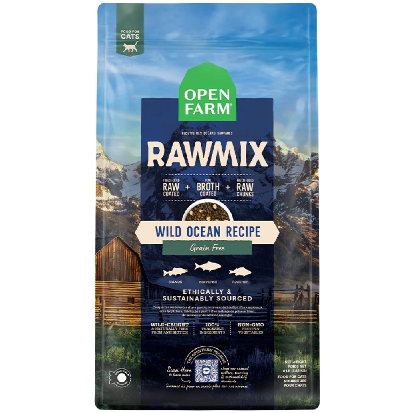 OPEN FARM Wild Ocean Grain-Free RawMix for Cats