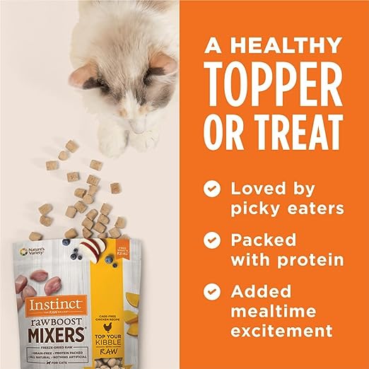 INSTINCT® CAT FOOD RAW BOOST MIXERS CAGE-FREE CHICKEN RECIPE