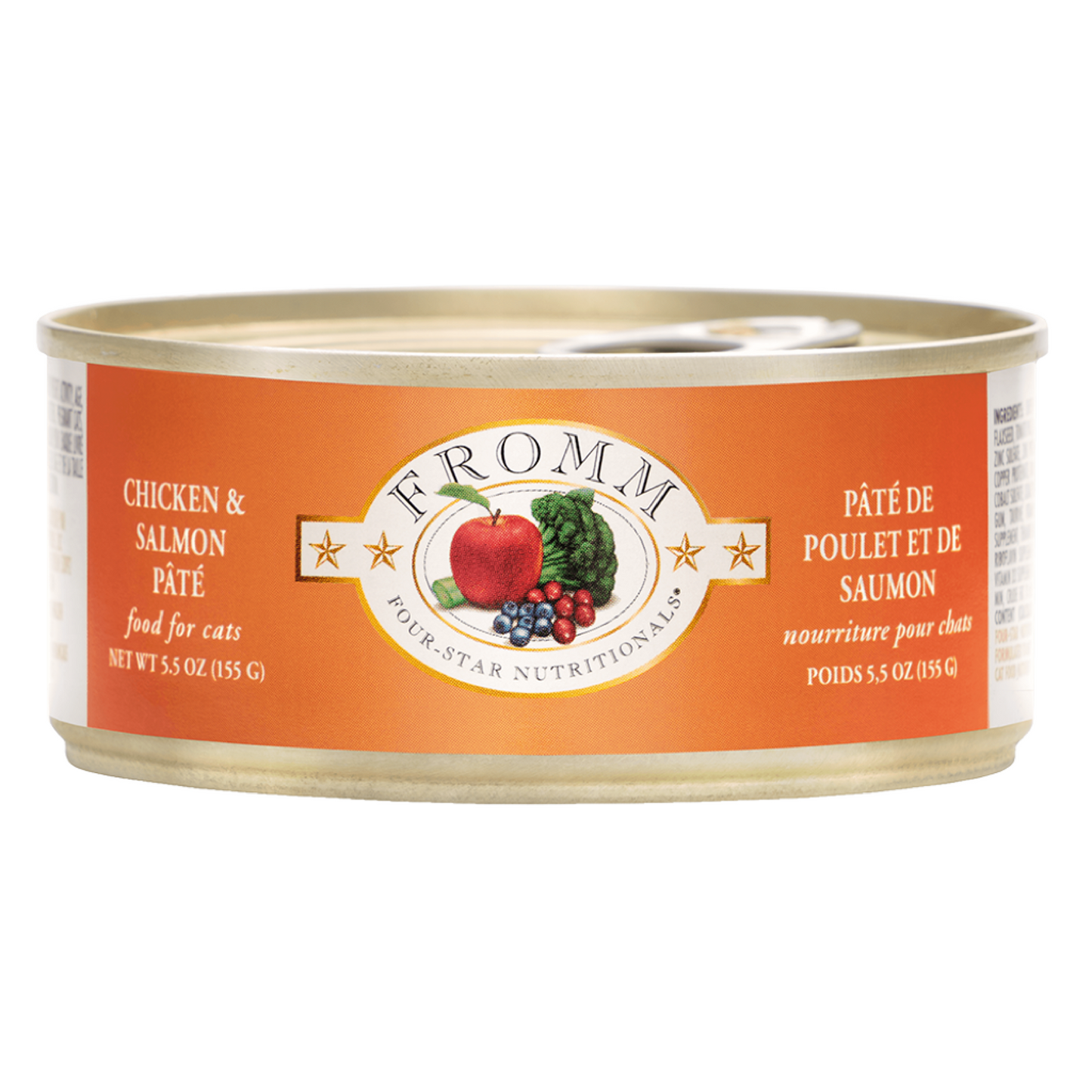 FROMM® FOUR STAR NUTRITIONALS® CHICKEN & SALMON PÂTÉ WET CAT FOOD