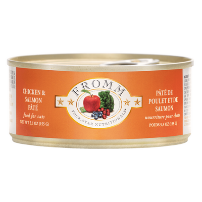 FROMM® FOUR STAR NUTRITIONALS® CHICKEN & SALMON PÂTÉ WET CAT FOOD