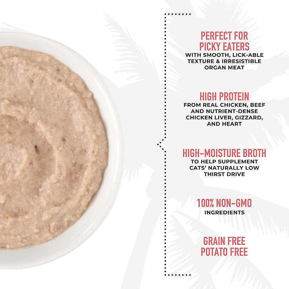 Tiki Cat® After Dark™ Velvet Mousse Chicken & Beef Recipe Wet Cat Food