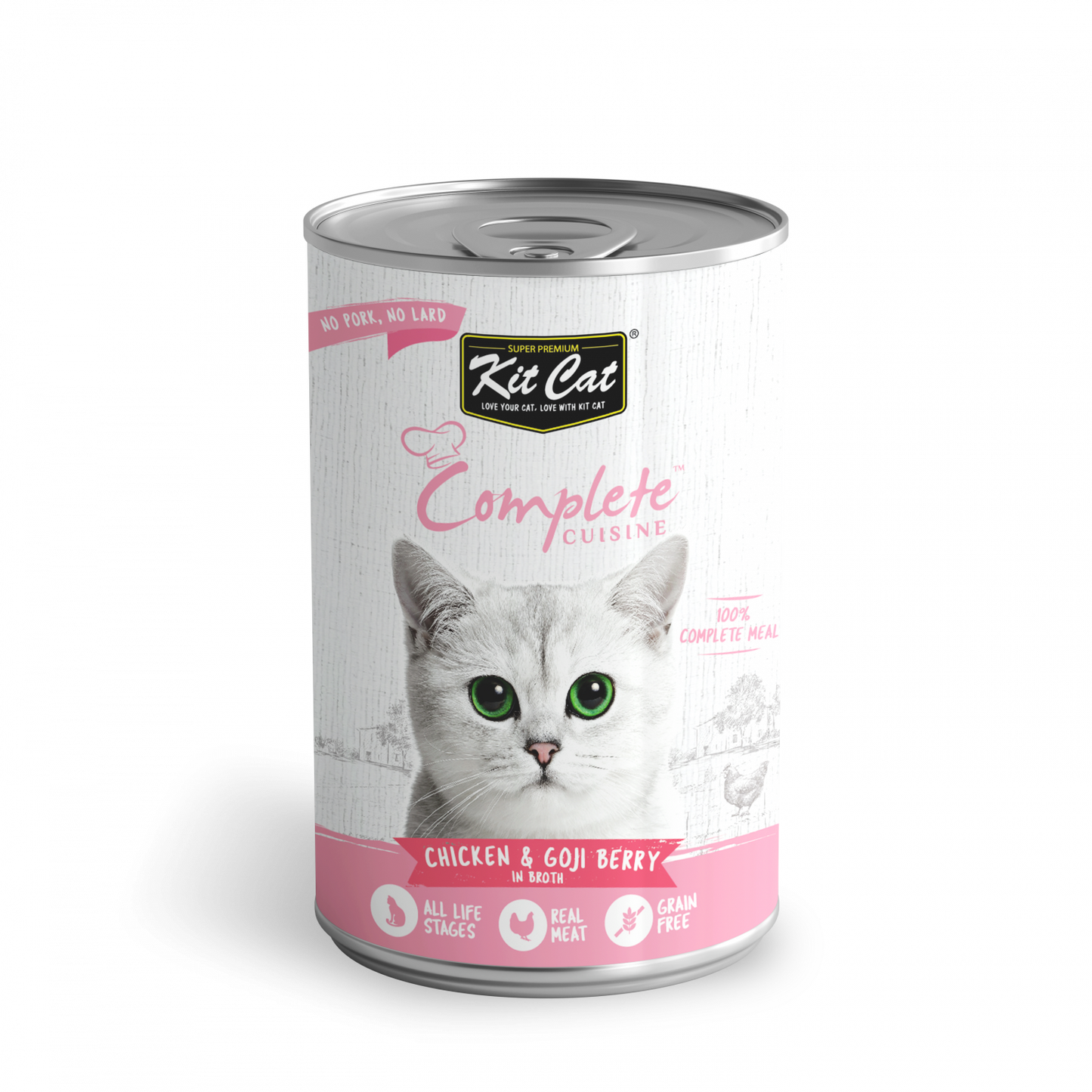 Kit Cat Complete Cuisine Chicken And Goji Berry In Broth
