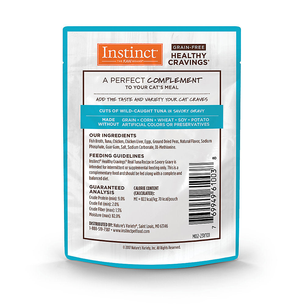 INSTINCT® CAT FOOD HEALTHY CRAVINGS REAL TUNA RECIPE