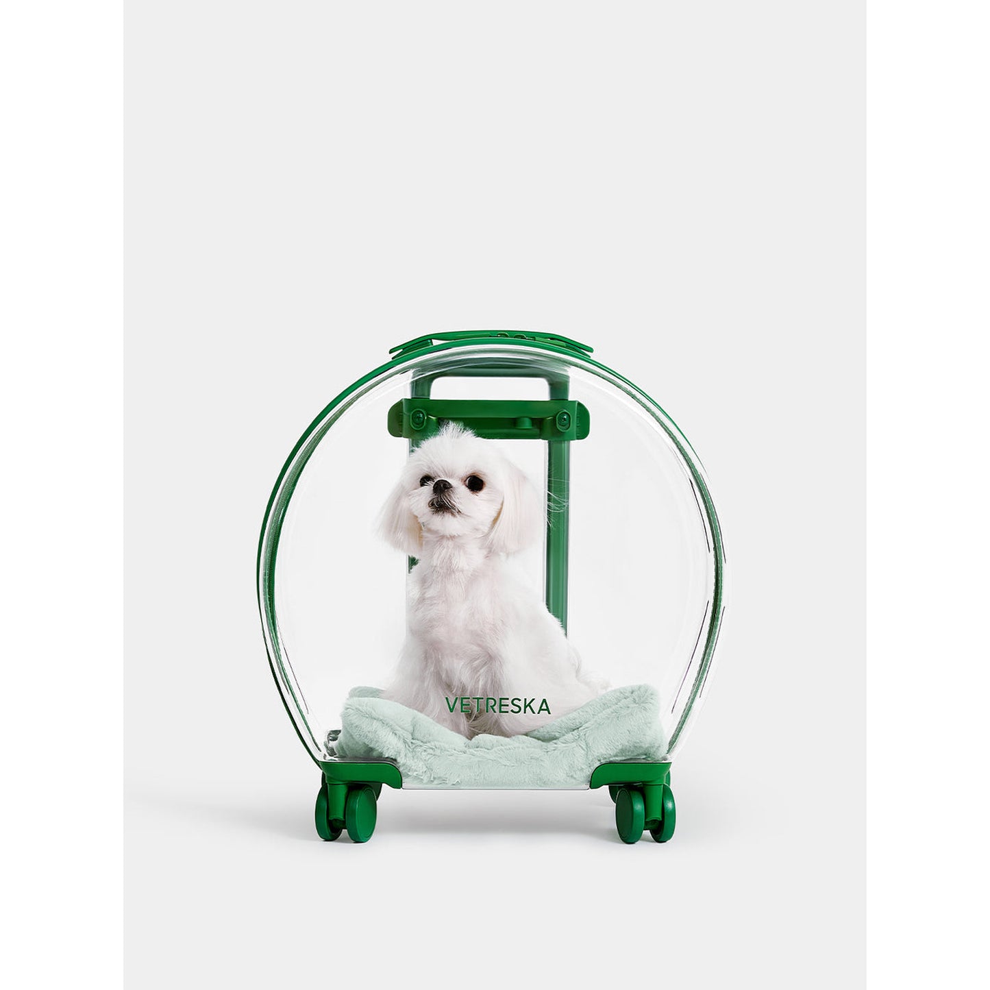 VETRESKA BUBBLE PET CARRIER - GREEN