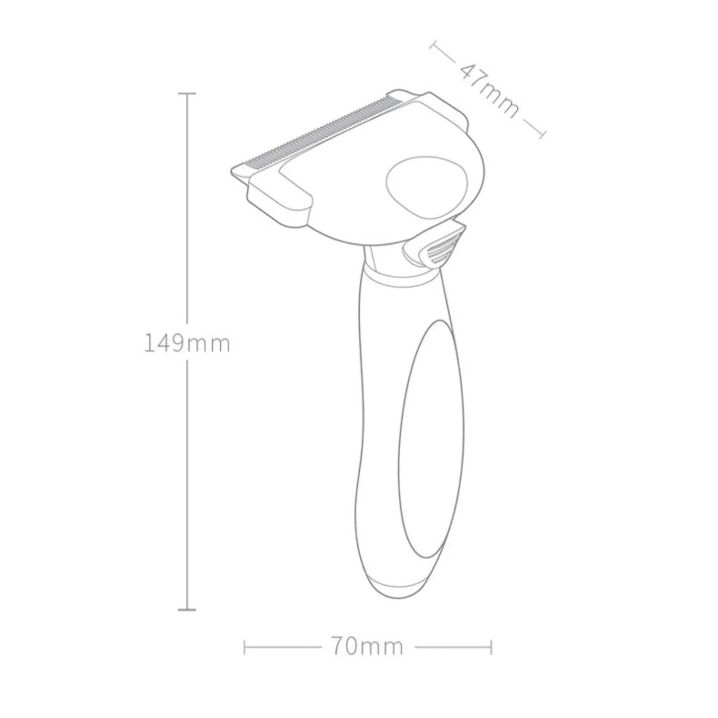 PAWBBY PET DE-SHEDDING BRUSH