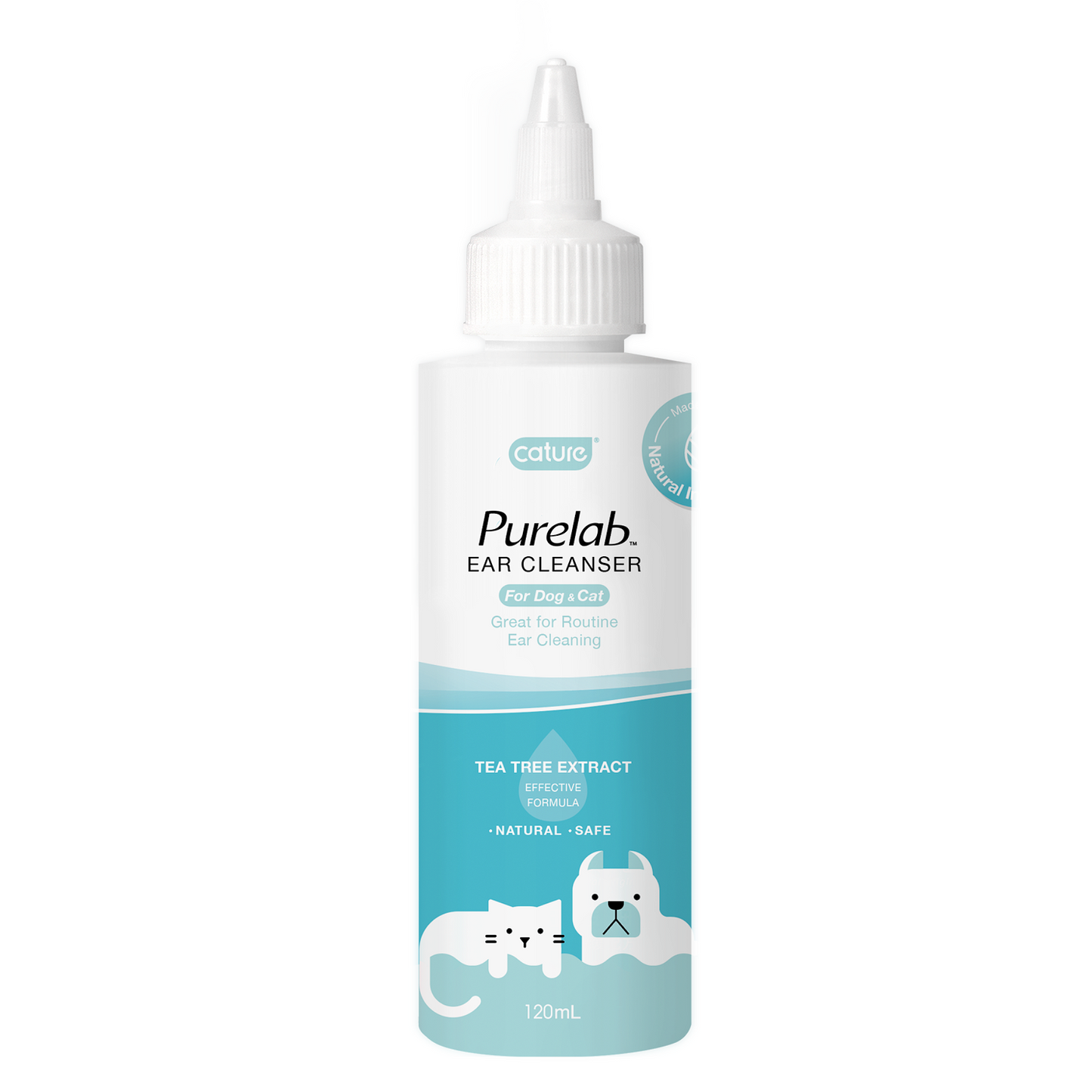 CATURE - Purelab Cat and Dog Ear Cleanser 120ml