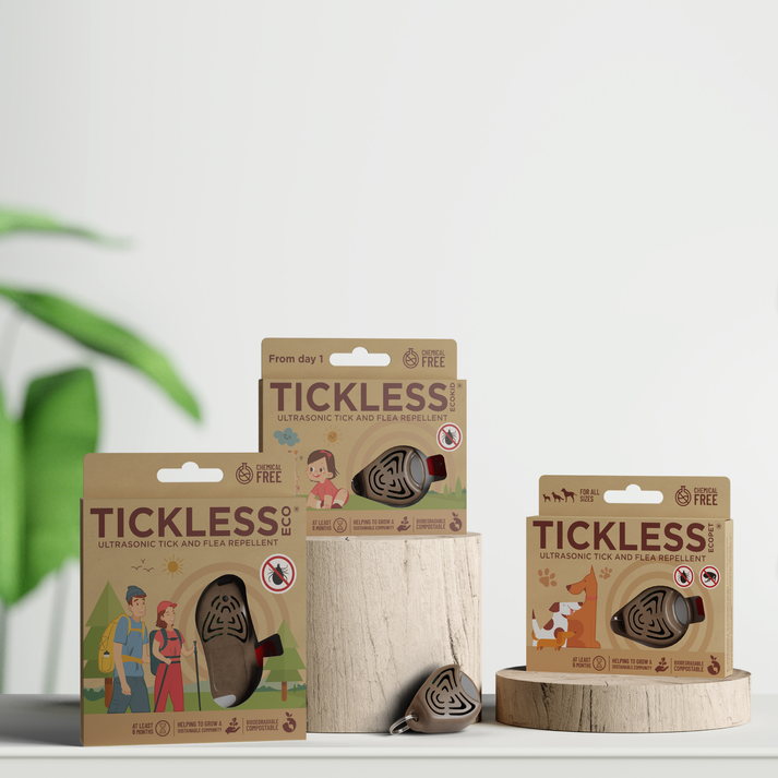 TICKLESS® ECO Human Ultrasonic Tick Repellent - Brown