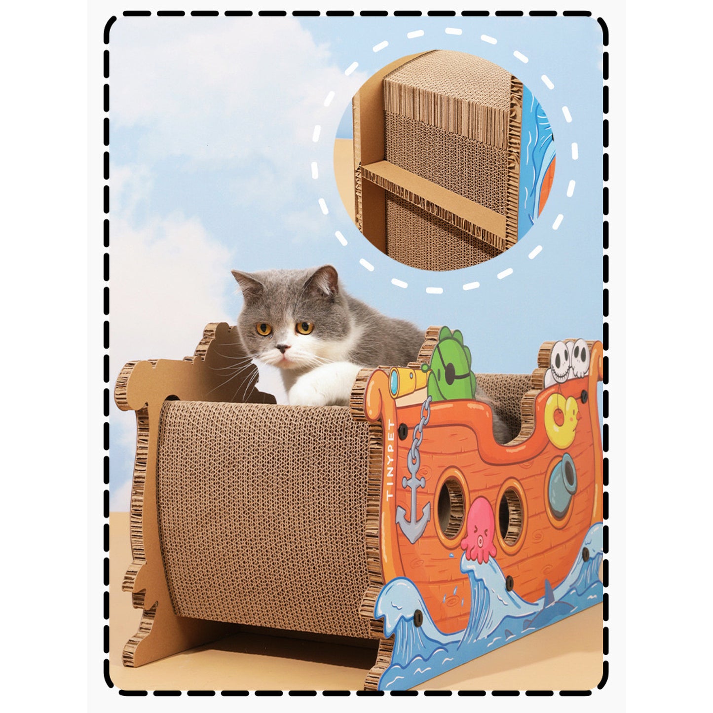 TINYPET Corsair Cat Scratcher