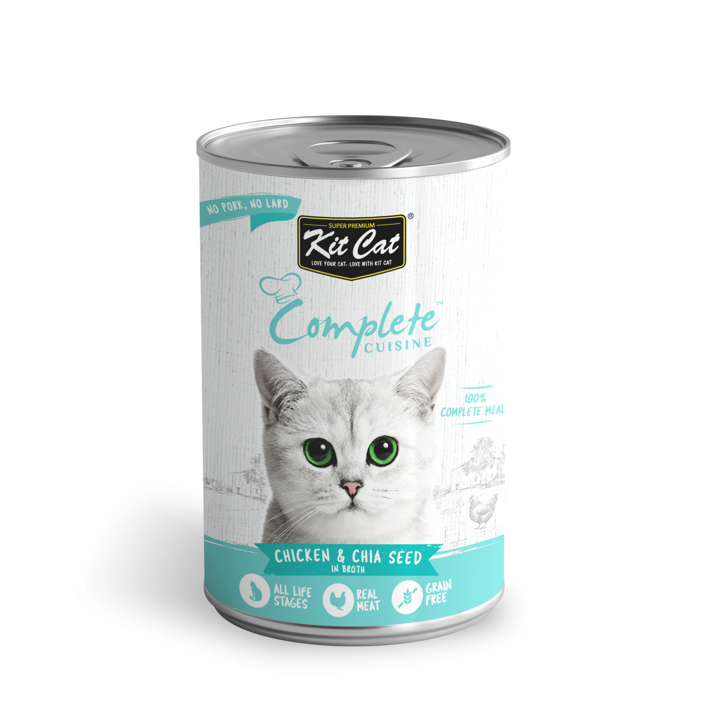 Kit Cat Complete Cuisine Chicken And Chia Seed In Broth