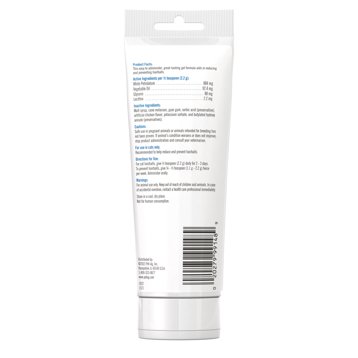 PetAg Hairball Solution Gel Supplement for Cats