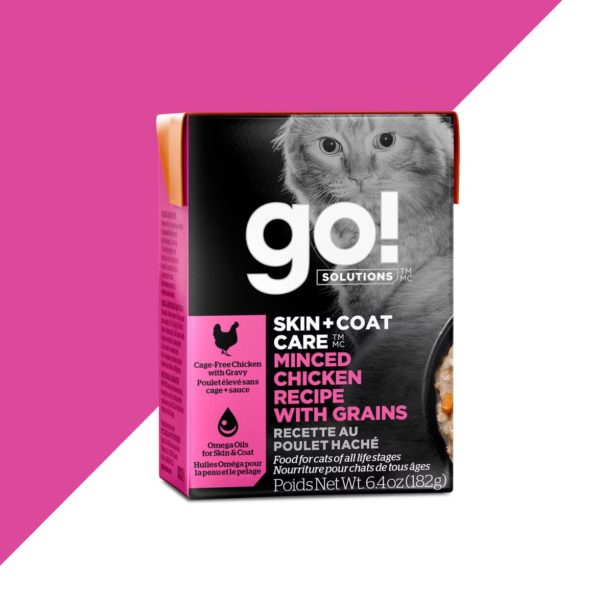 Go!SKIN + COAT CARE MINCED CHICKEN RECIPE WITH GRAINS CAT FOOD