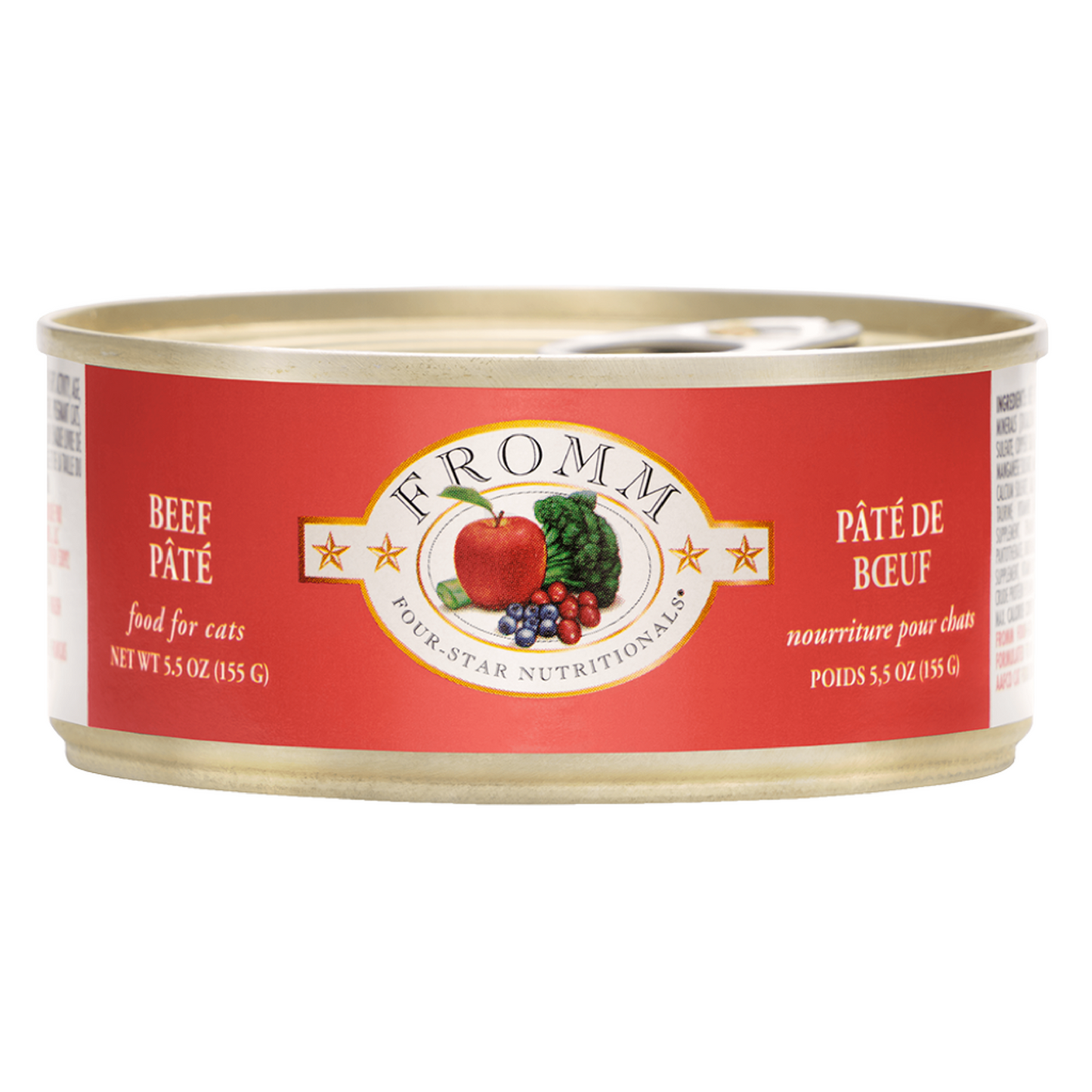 FROMM® FOUR STAR NUTRITIONALS® BEEF PÂTÉ WET CAT FOOD
