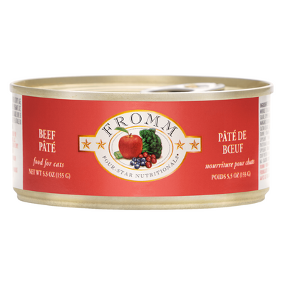 FROMM® FOUR STAR NUTRITIONALS® BEEF PÂTÉ WET CAT FOOD