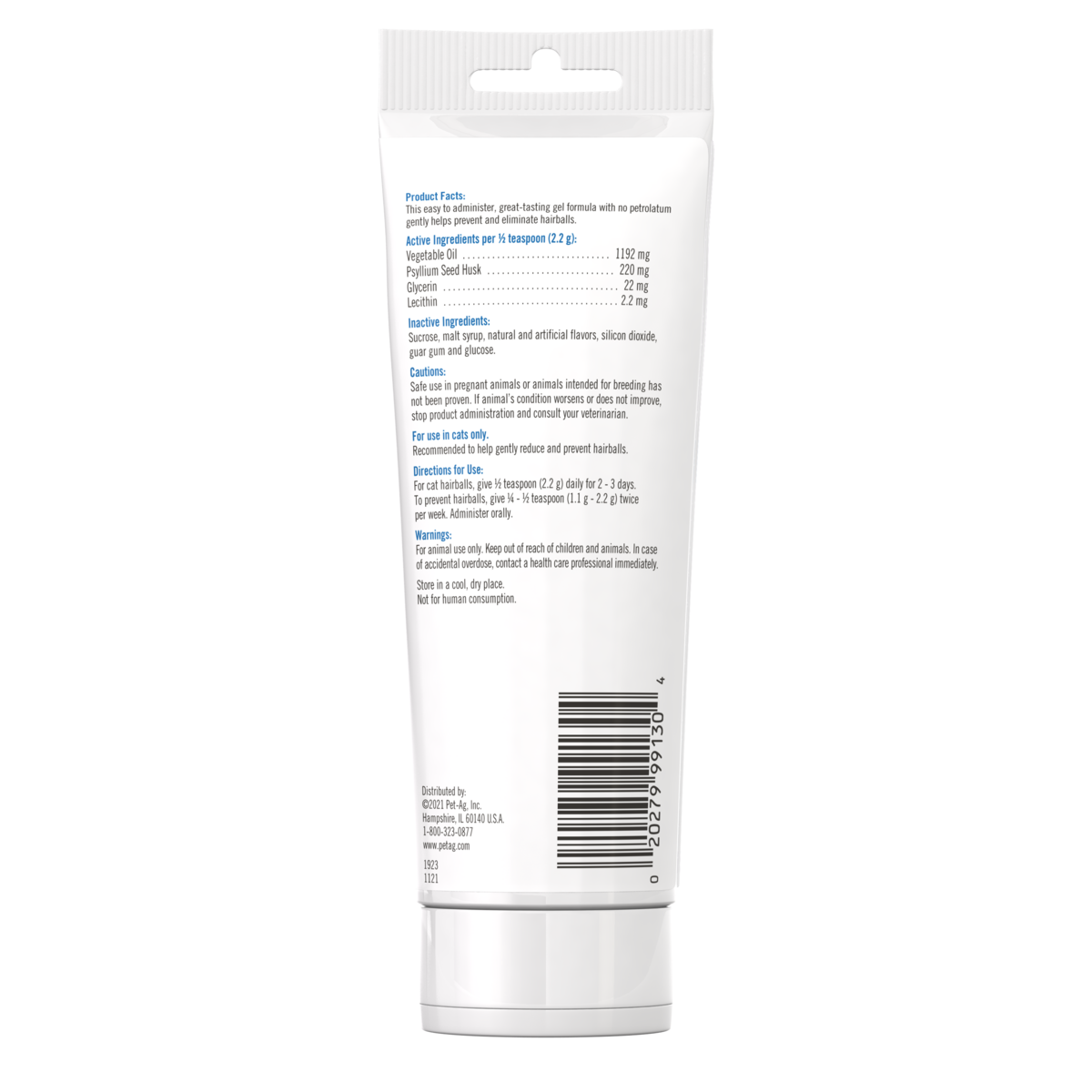 PetAg Hairball Natural Solution Gel Supplement for Cats