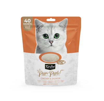 Kit Cat Purr Puree Chicken & Salmon product image 2