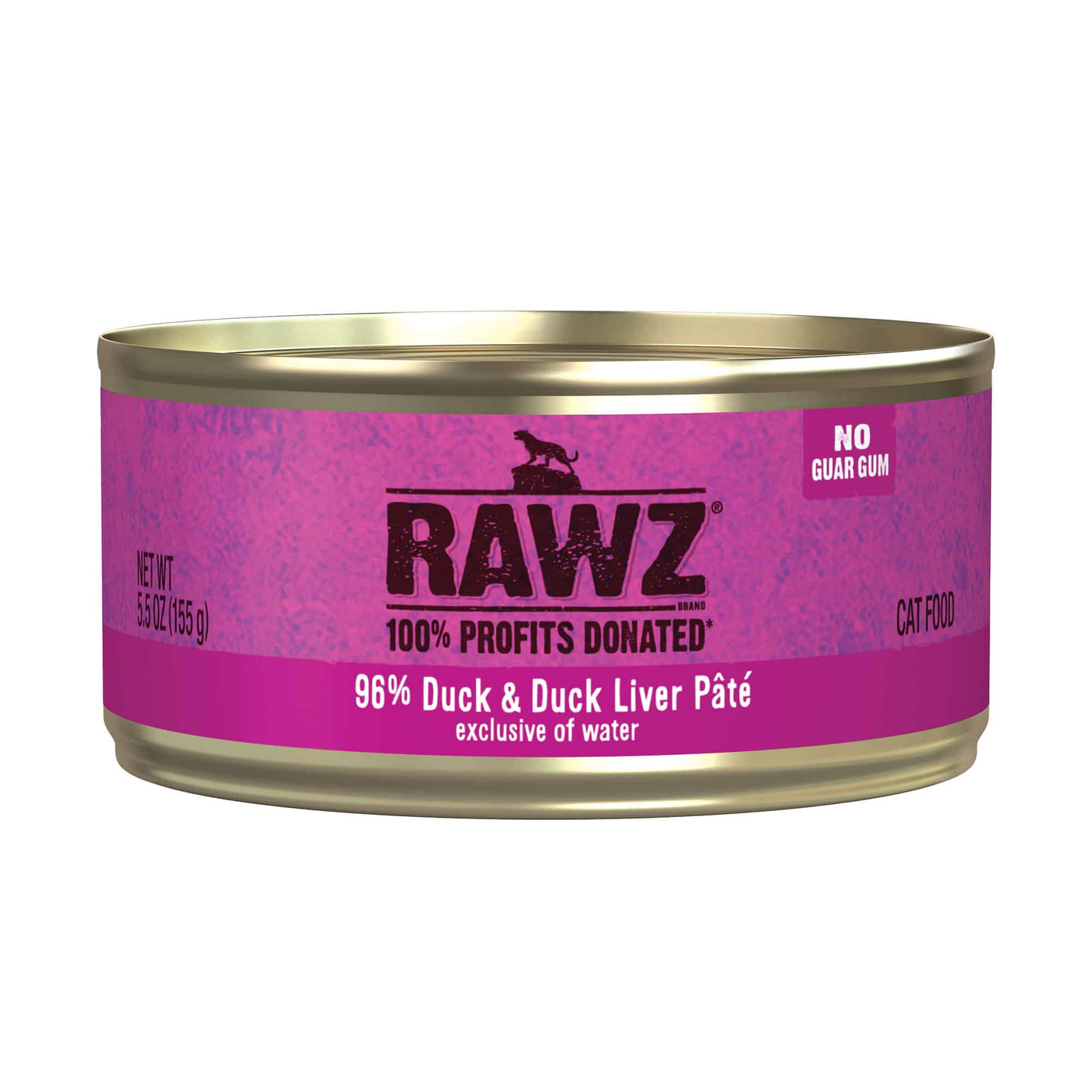 RAWZ® 96% DUCK & DUCK LIVER PATE CAT FOOD