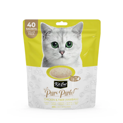 Kit Cat Purr Puree Chicken & Fiber (Hairball) product image 2