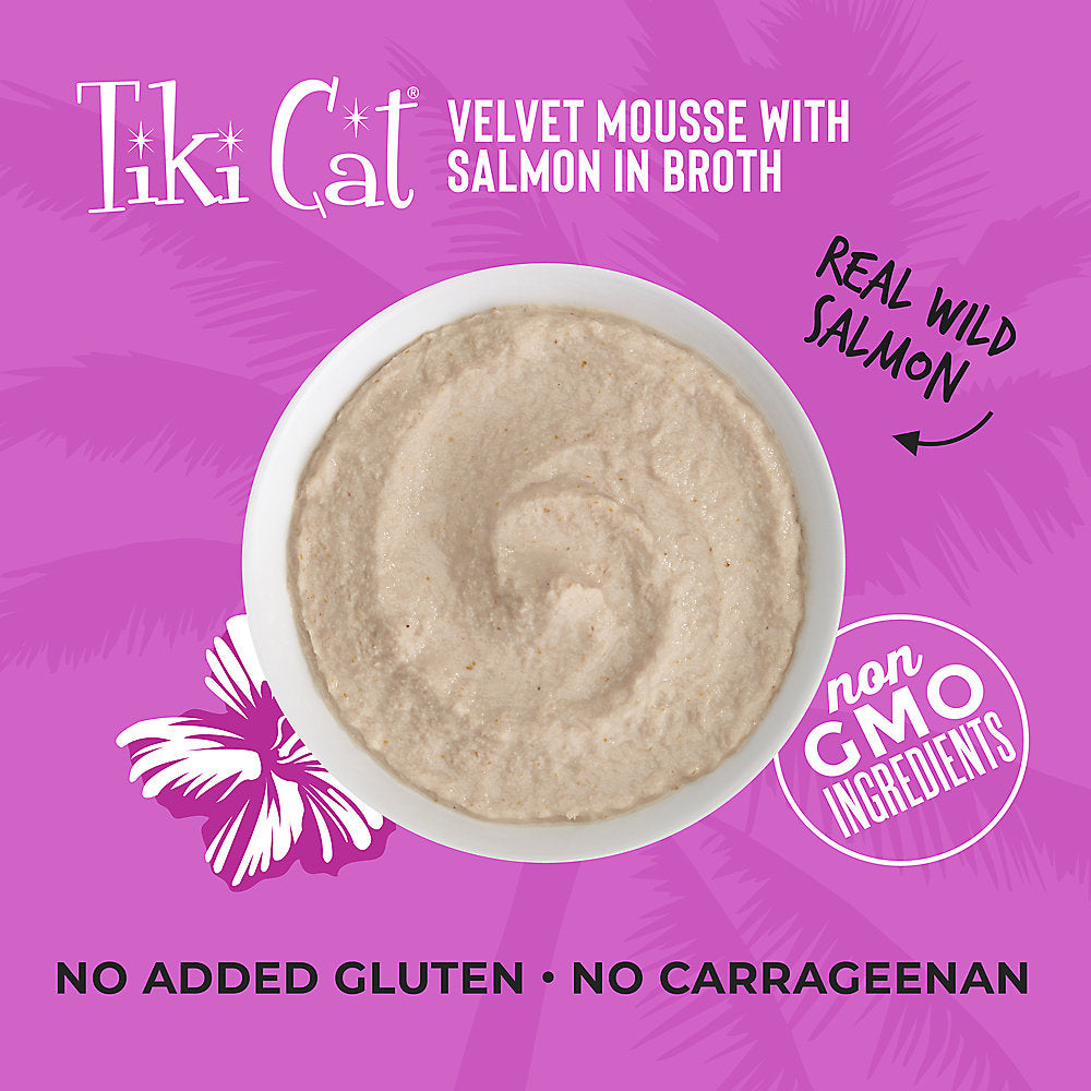 Tiki Cat® Velvet Mousse™ Salmon Wet Cat Food