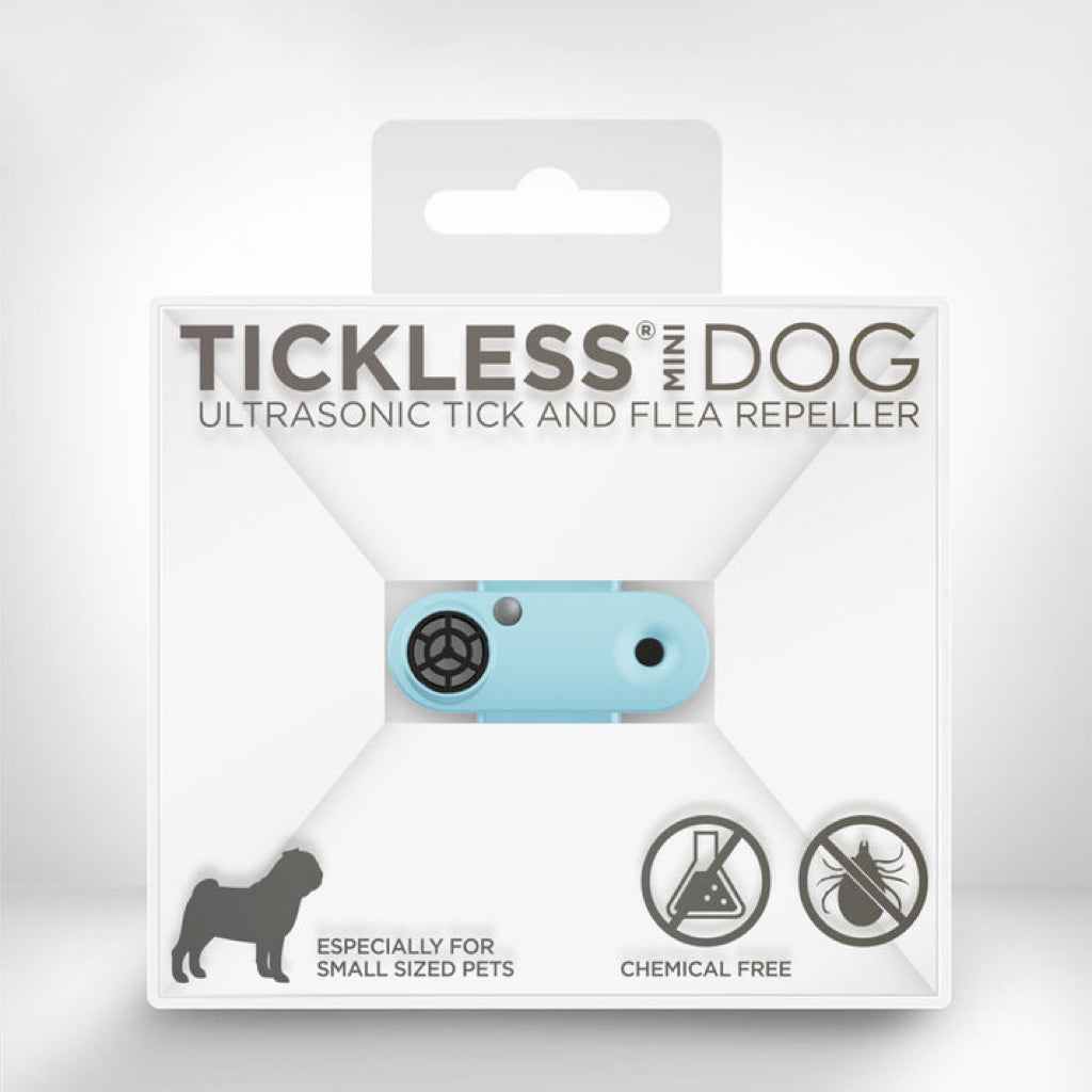 TICKLESS® Mini Rechargeable Ultrasonic Tick and Flea Repellent - Baby Blue