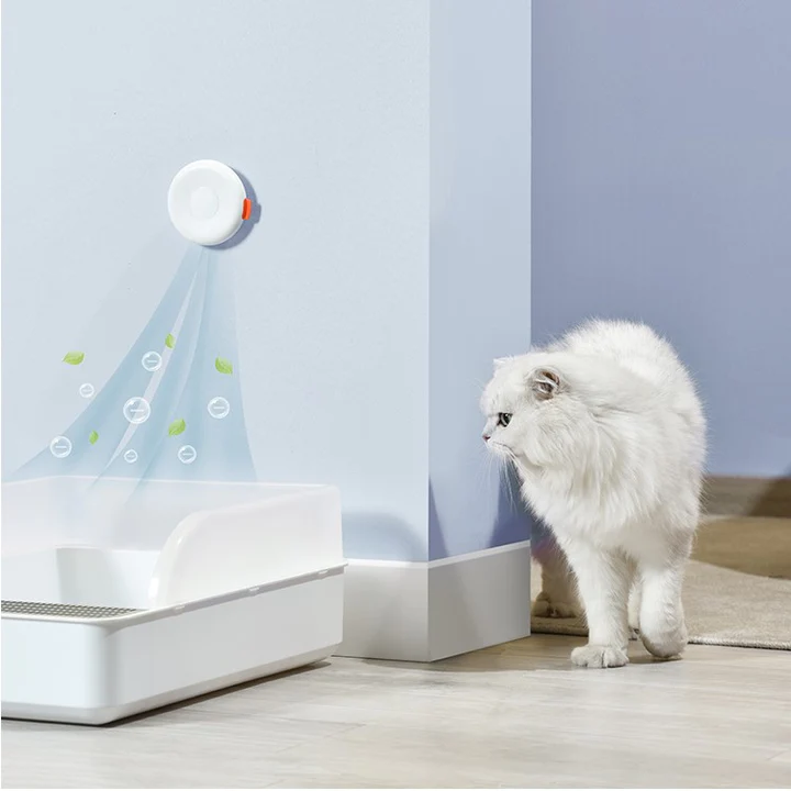 Mayitwill Negative Ion Smart Deodorizer Cat Litter Box Odor