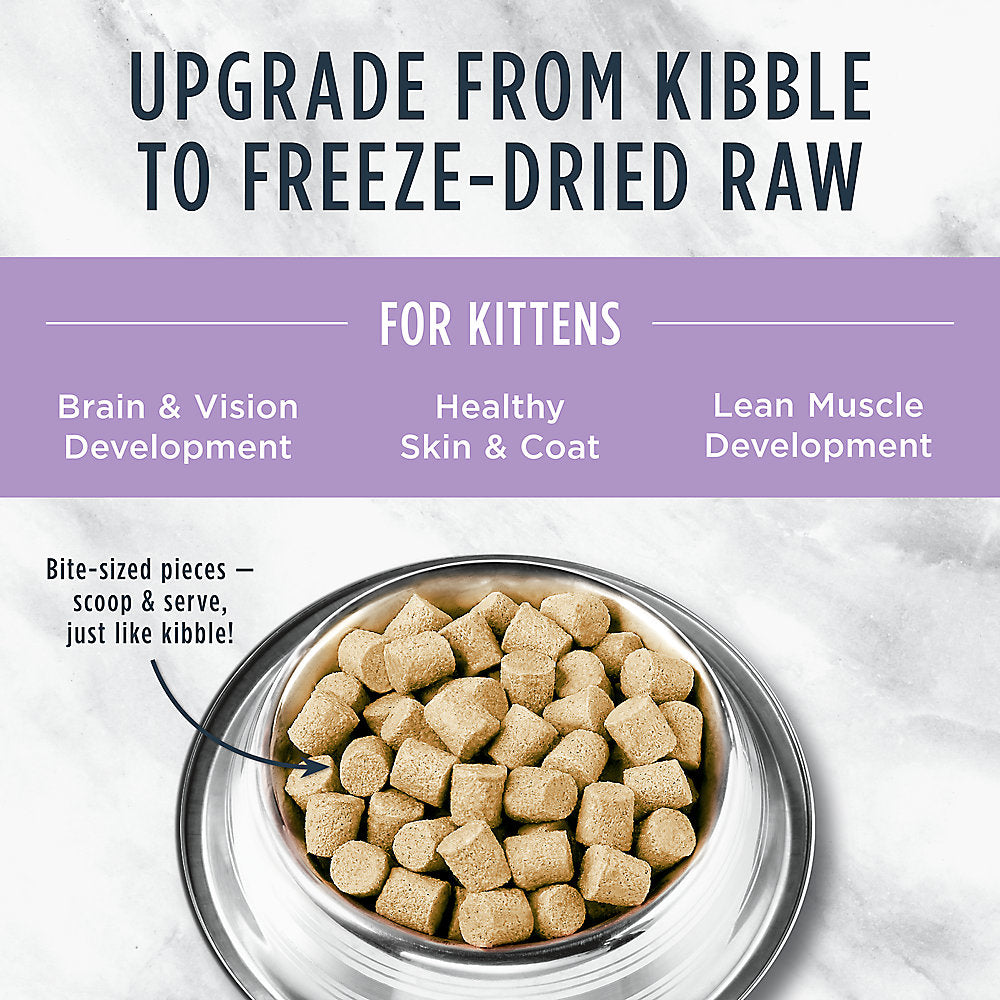 INSTINCT® CAT FOOD RAW FREEZE-DRIED MEALS CAGE-FREE CHICKEN RECIPE FOR KITTENS