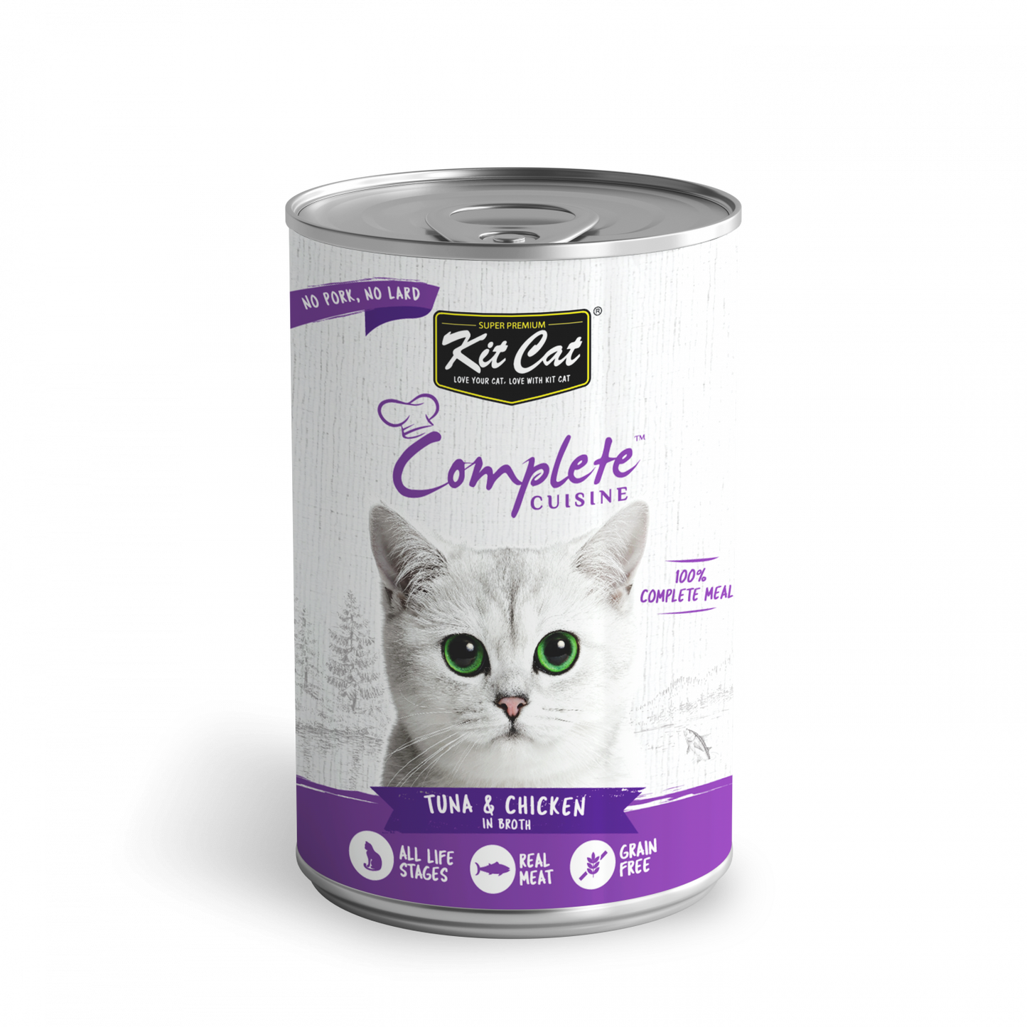 Kit Cat Complete Cuisine Tuna And Chicken In Broth