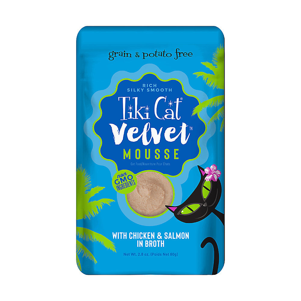 Tiki Cat® Velvet Mousse™ Chicken & Salmon Wet Cat Food