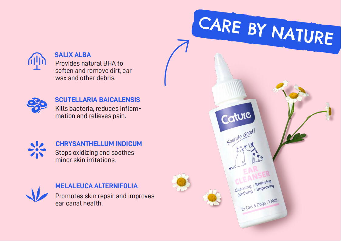 CATURE - Purelab Cat and Dog Ear Cleanser 120ml