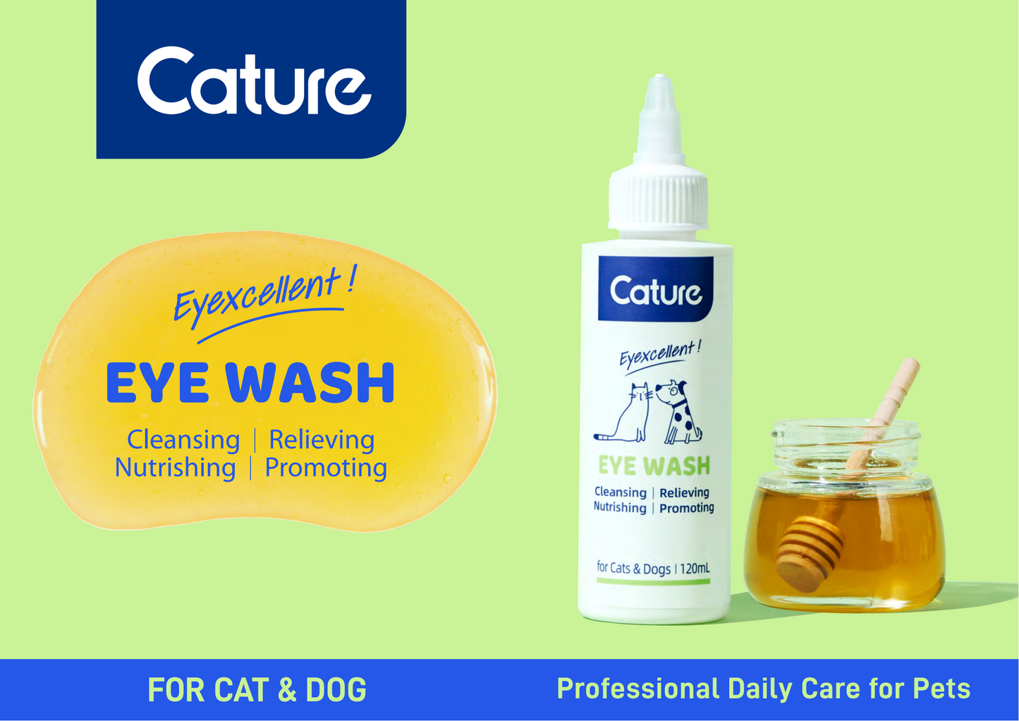 CATURE - Purelab Cat and Dog Physiological Eye Cleanser 120ml