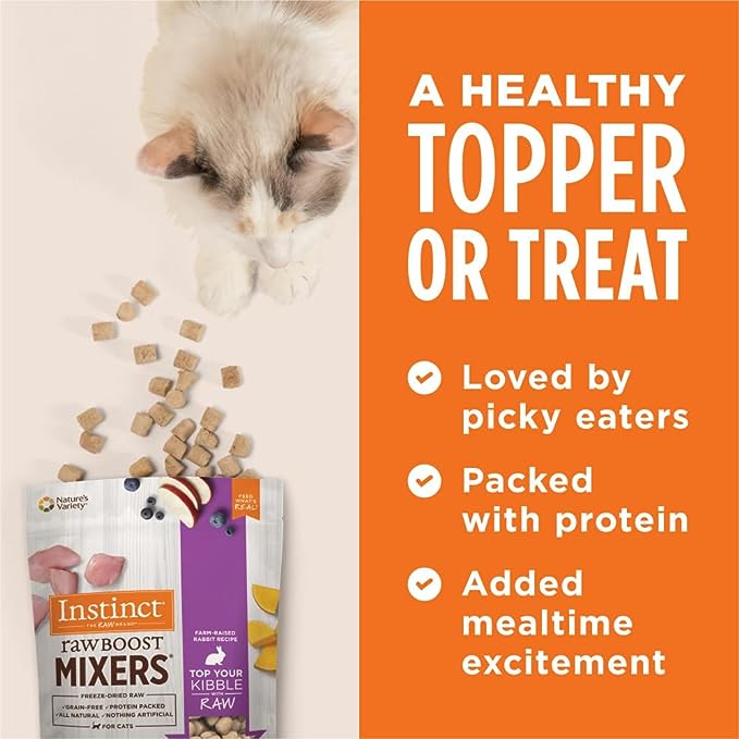 INSTINCT® CAT FOOD RAW BOOST MIXERS FARM-RAISED RABBIT RECIPE