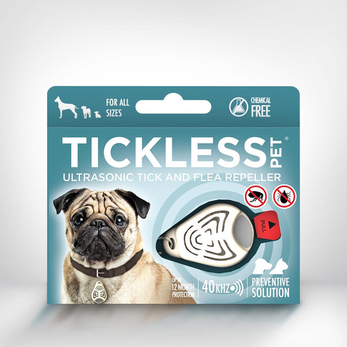 TICKLESS® Classic Pet Ultrasonic Tick and Flea Repellent - Beige
