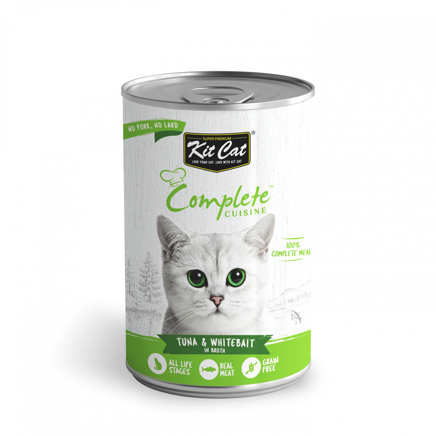Kit Cat Complete Cuisine Tuna And Whitebait In Broth