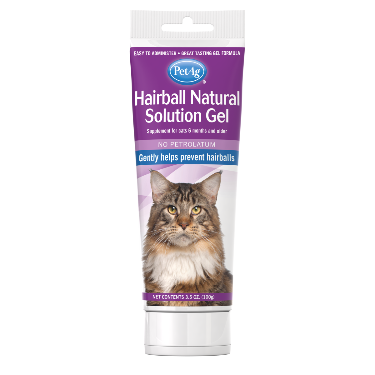 PetAg Hairball Natural Solution Gel Supplement for Cats