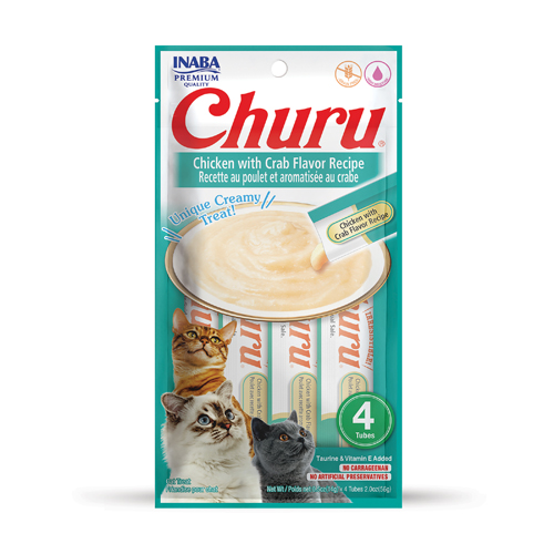 INABA Cat CHURU Chicken with Crab Flavour Recipe