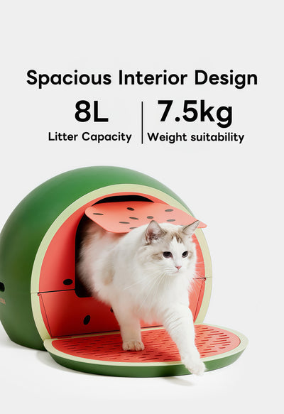 Vetreska Fruity Kitty Kove Litterbox-Watermelon / Grapefruit