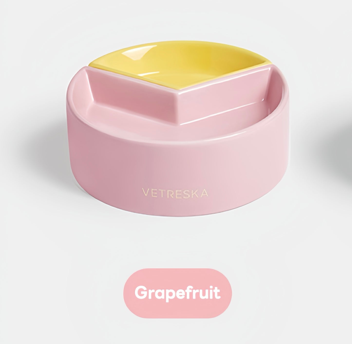 VETRESKA Like A Watermelon / Grapefruit Ceramic Bowl For Cats & Dogs