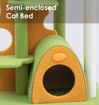 Forest Cat Tree semi-enclosed cat bed