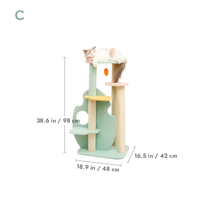 Pink Forest Cat Tree